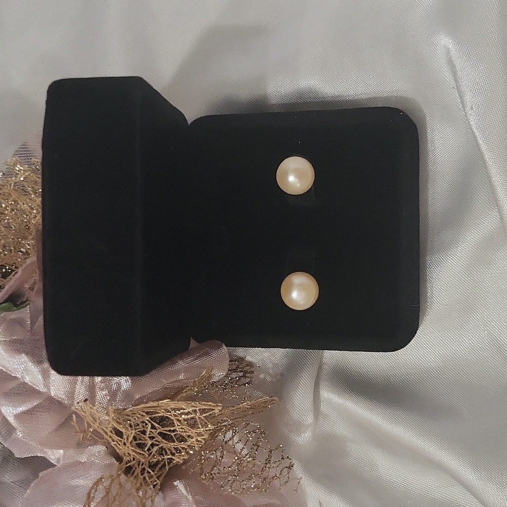 Genuine Pearl Earrings